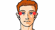 Side of the eye point